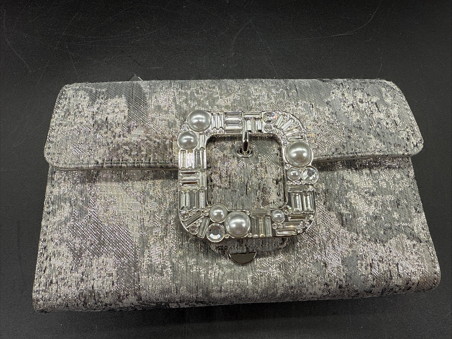 Kate Spade Bridal Buckle Crossbody New 2022 SILVER NWT (Kate Spade Boutique)