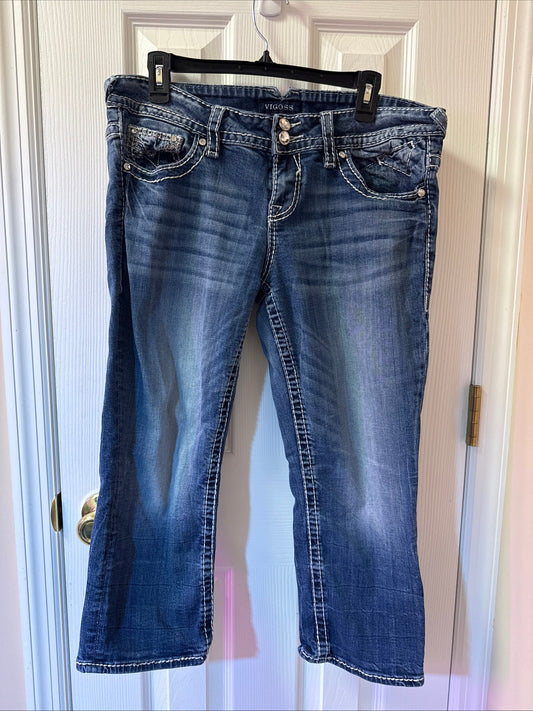 Vigoss Capri Jeans The Dublin Size 11/12 Length 21