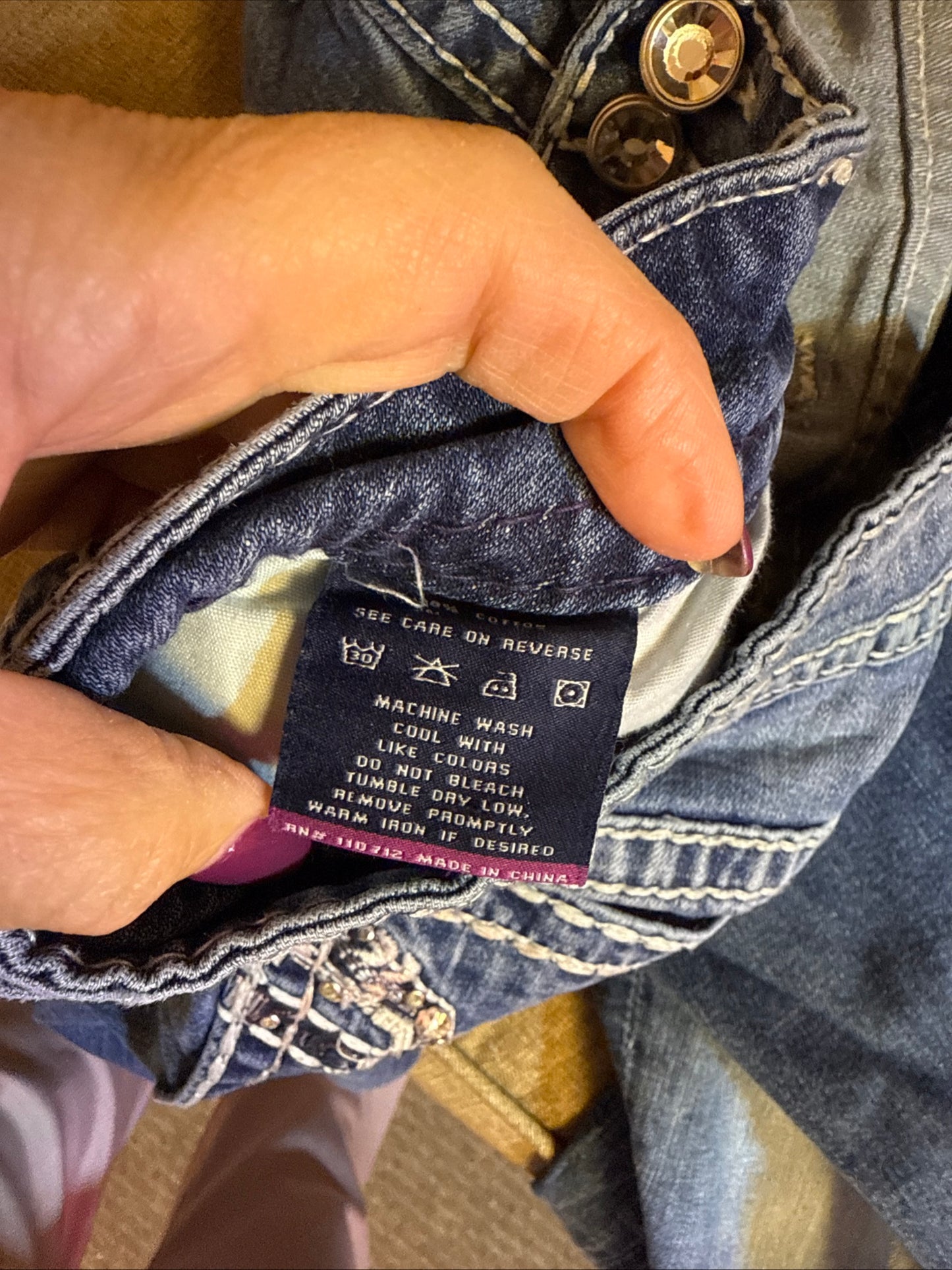 Vigoss Capri Jeans The Dublin Size 11/12 Length 21