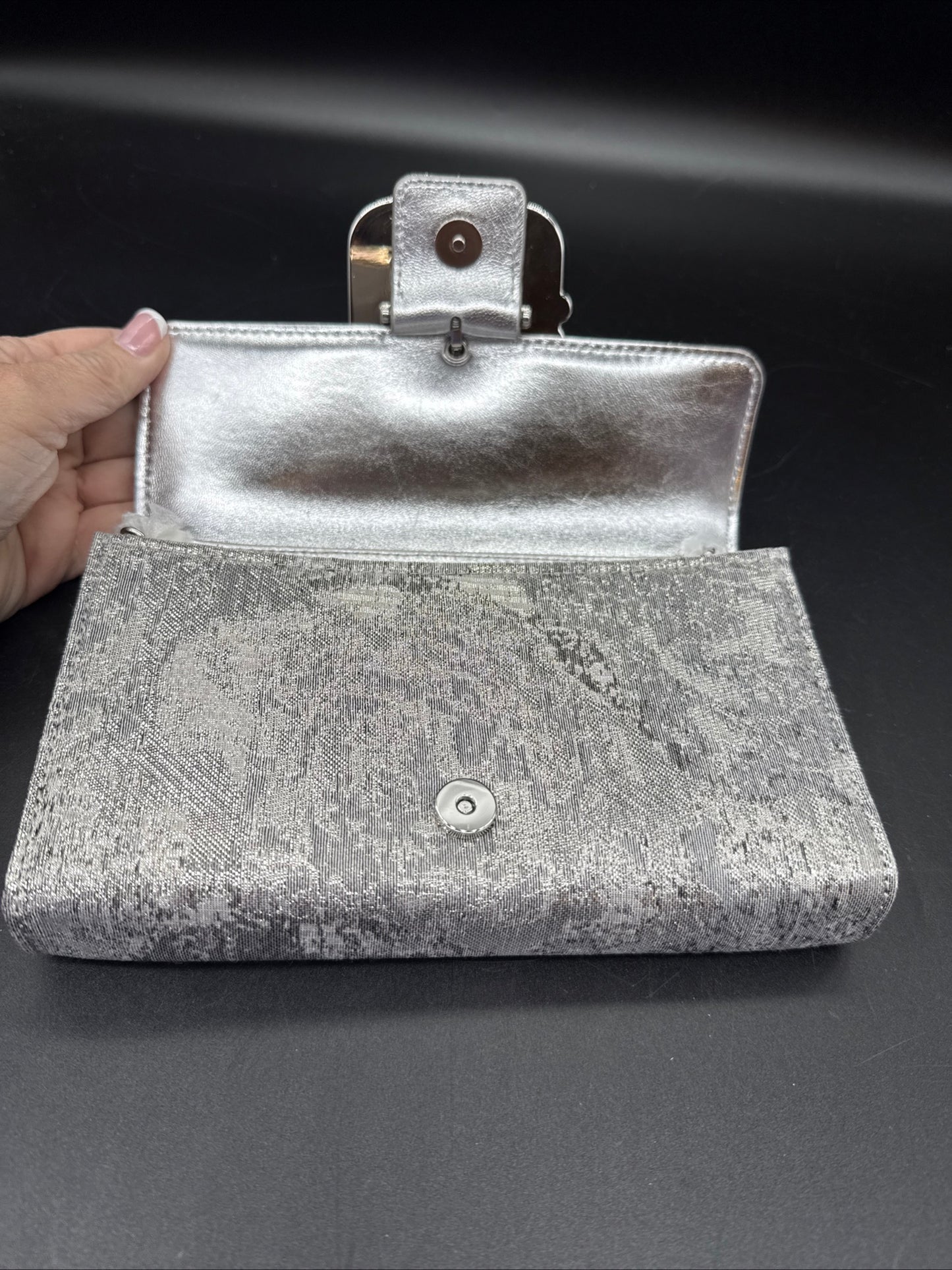 Kate Spade Bridal Buckle Crossbody New 2022 SILVER NWT (Kate Spade Boutique)