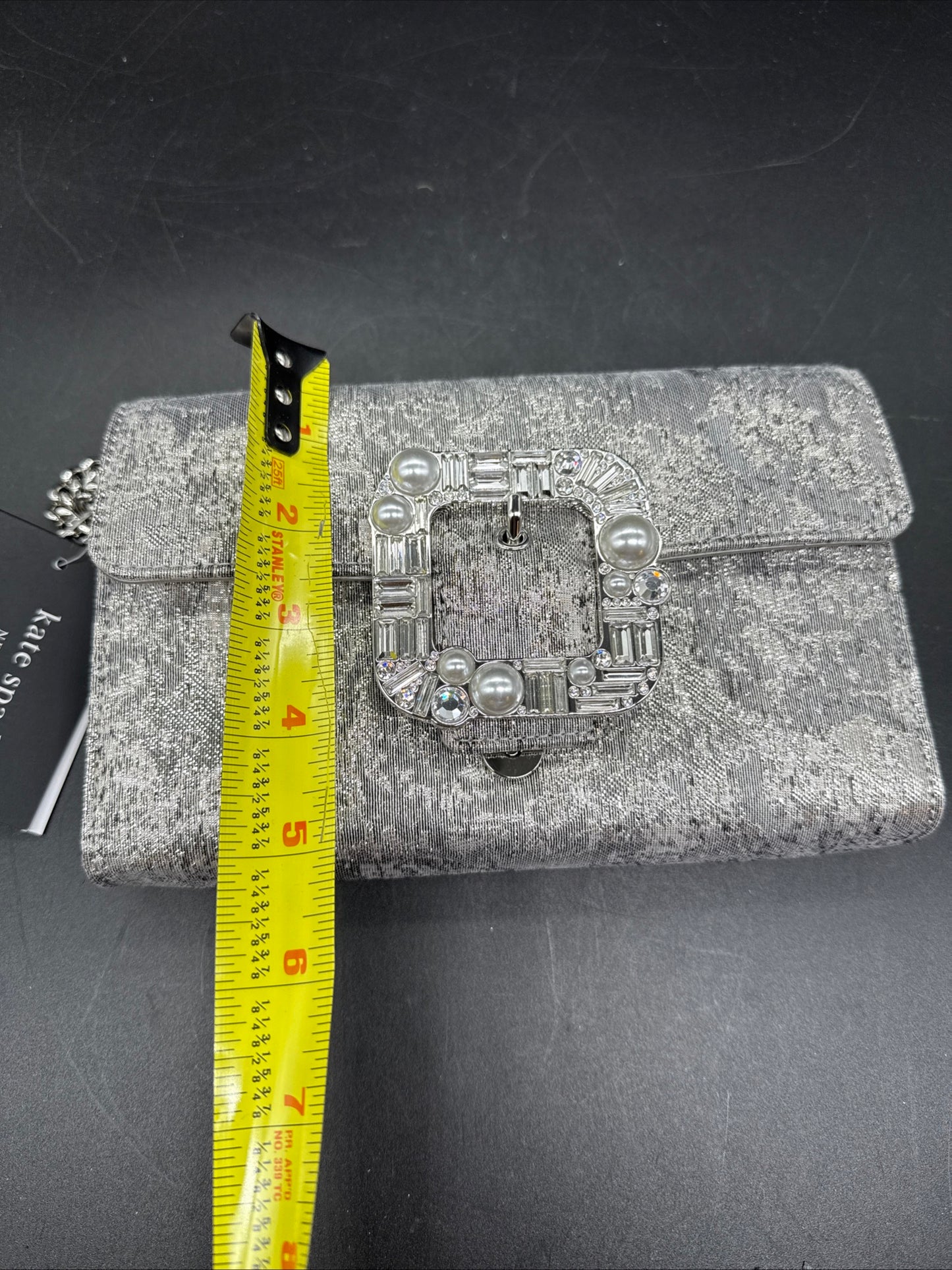 Kate Spade Bridal Buckle Crossbody New 2022 SILVER NWT (Kate Spade Boutique)