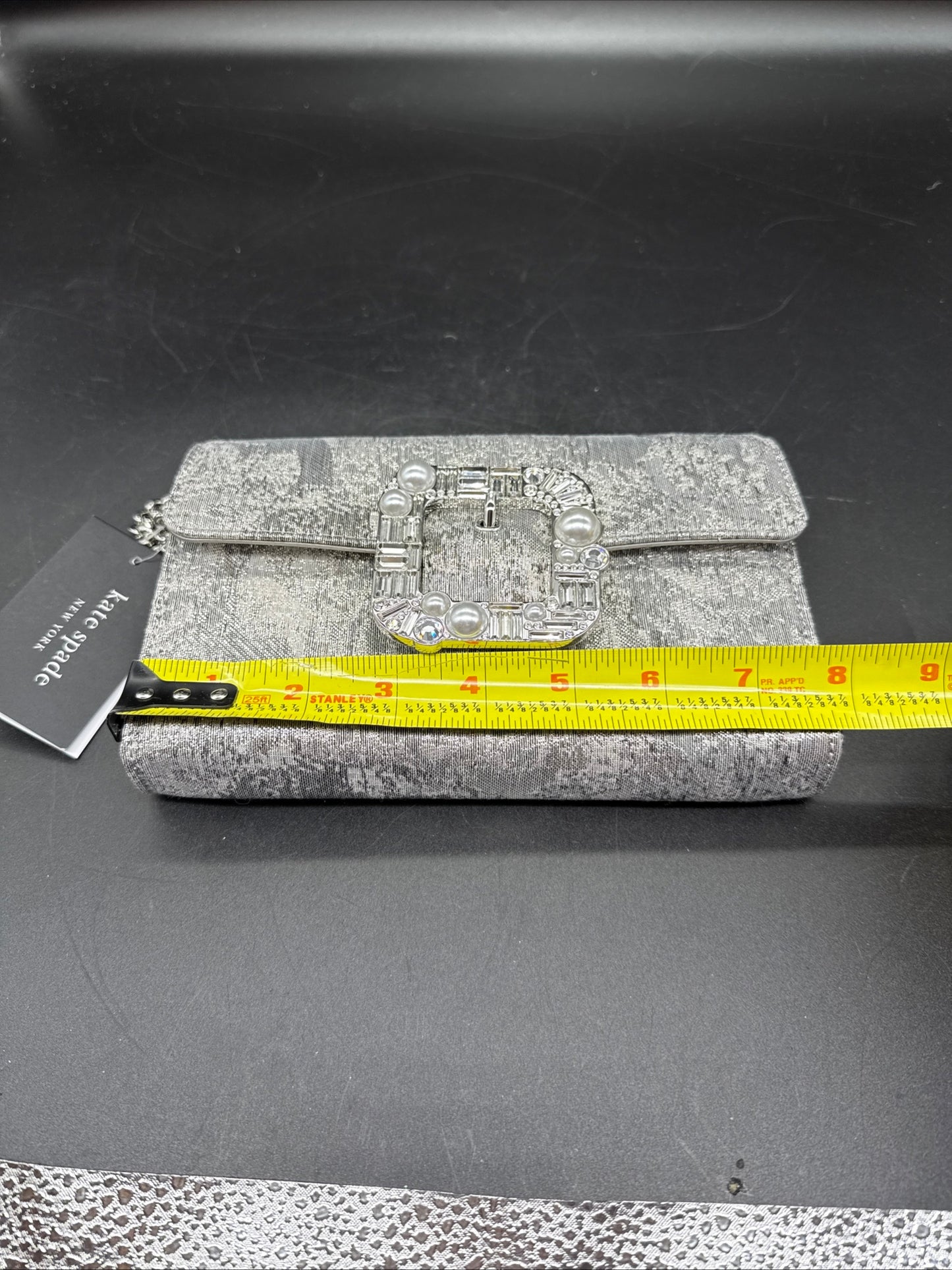 Kate Spade Bridal Buckle Crossbody New 2022 SILVER NWT (Kate Spade Boutique)