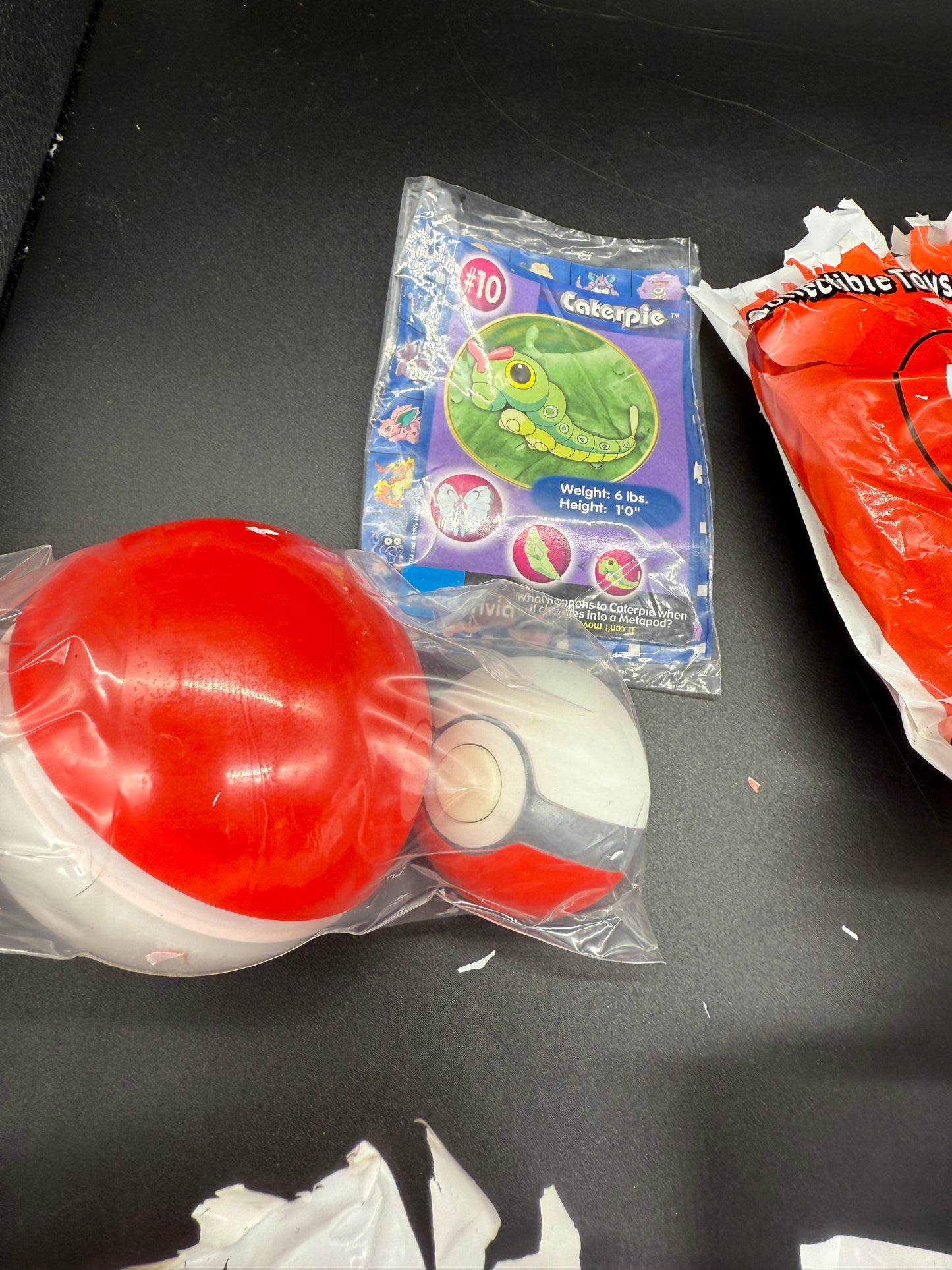 Nintendo Pokemon 1999 Burger King Pokeball Toy. Never Played With. Lot of 8 (H)