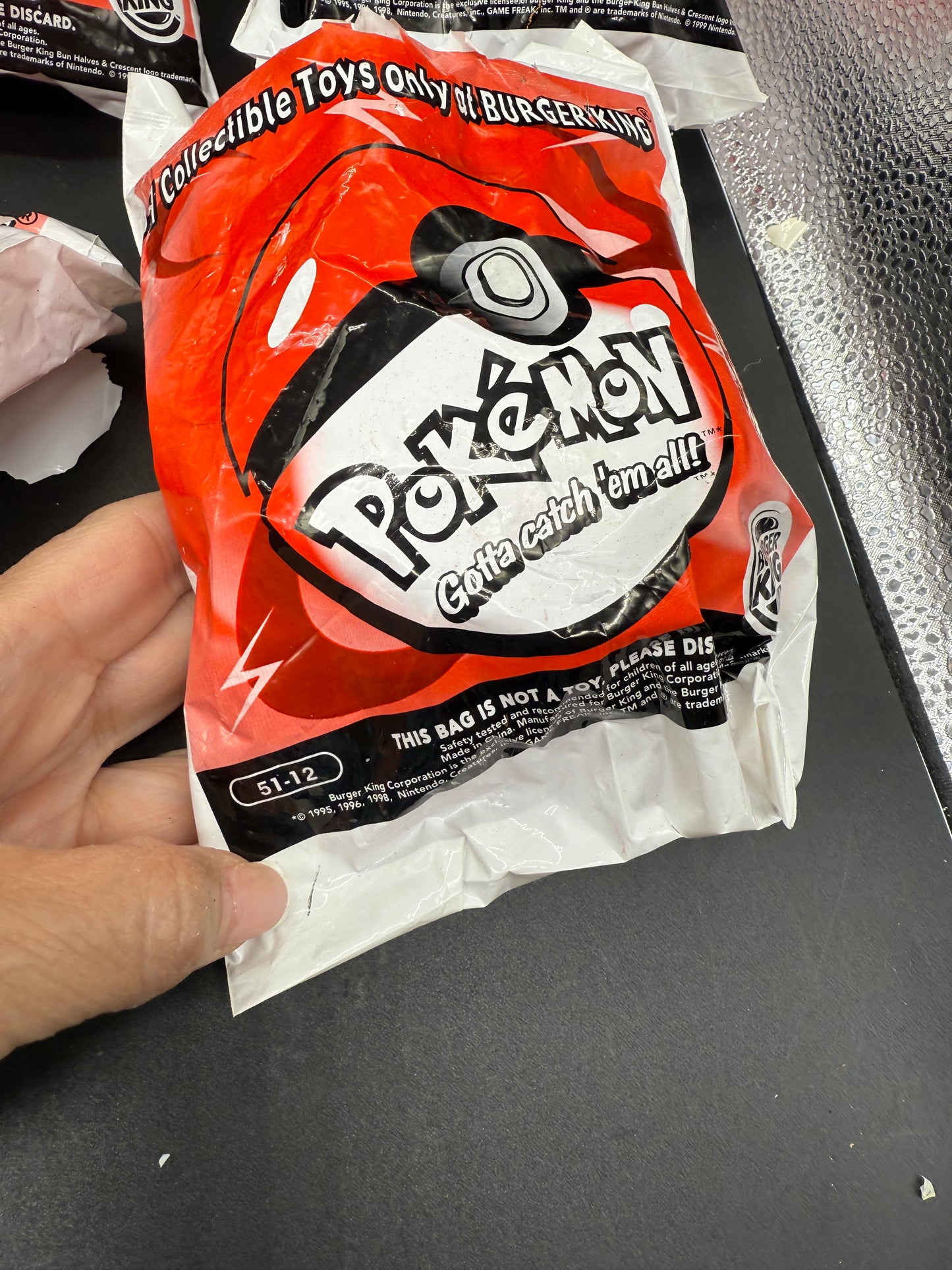 Nintendo Pokemon 1999 Burger King Pokeball Toy. Never Played With. Lot of 8 (H)