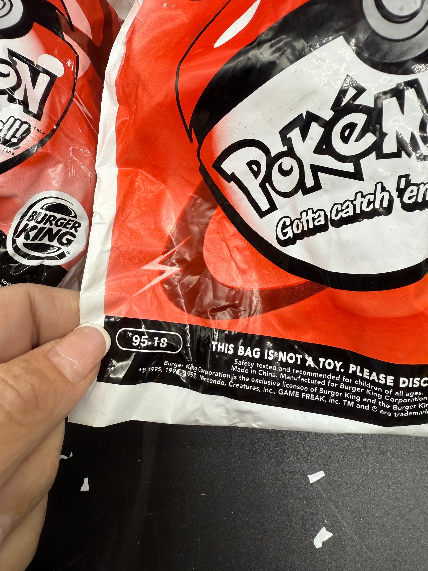 Nintendo Pokemonn 1999 Burger King Pokeball Toy. Never Played With. Lot of 8 (K)