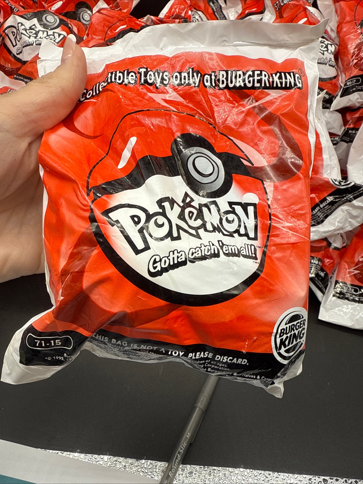 1999 Pokemon Burger King Pokeball *71-15 Bulbasaur Launcher*Sealed
