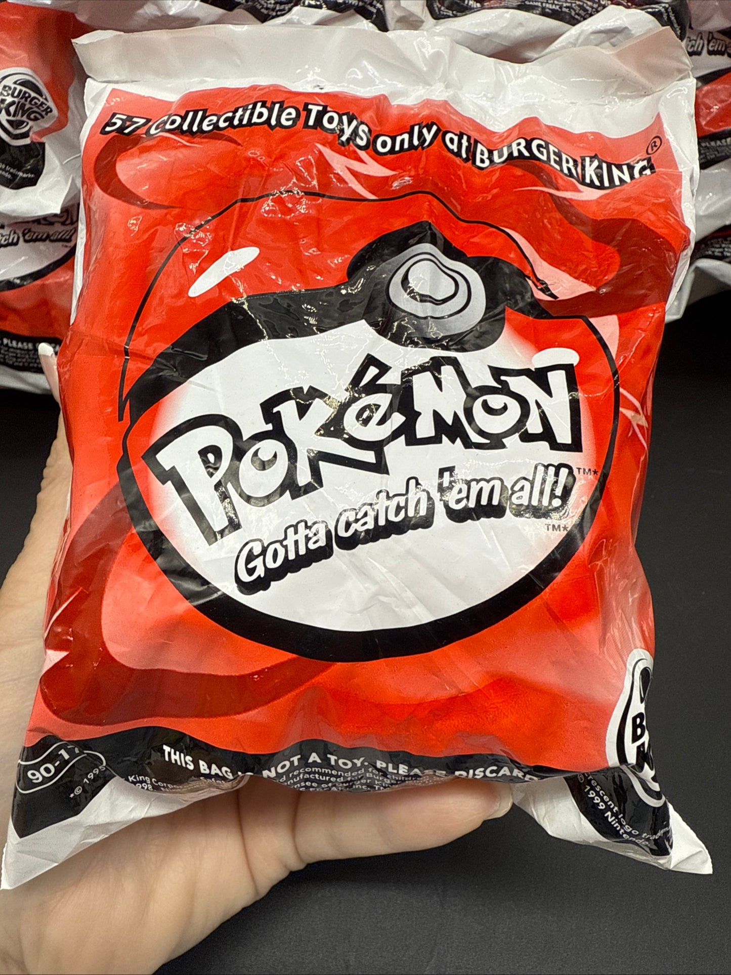 1999 Burger King Pokemon Collectible Toy #90-17 New Sealed