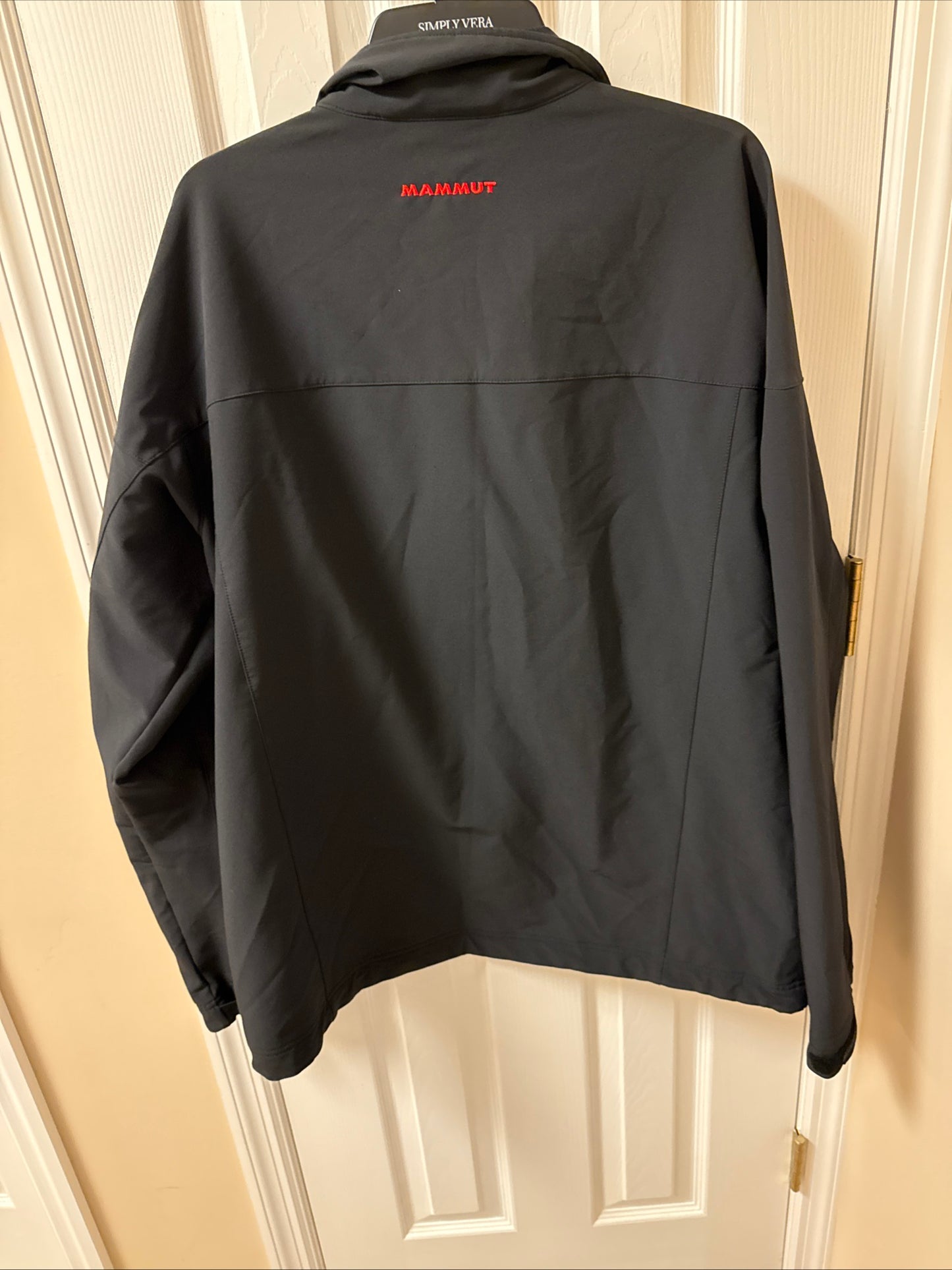 Mammut Jacket Mens 2XL Black Softshell Windbreaker Waterproof Rain Coat