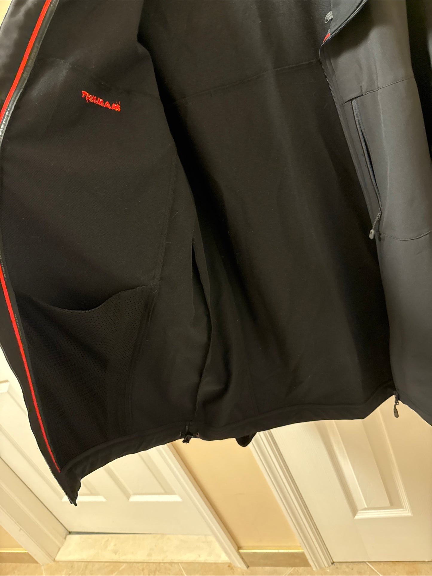 Mammut Jacket Mens 2XL Black Softshell Windbreaker Waterproof Rain Coat