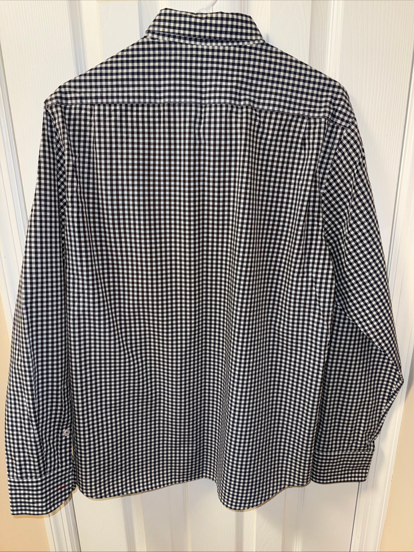 UNTUCKIT Mens Classic Button Up Long Sleeve Check Sz XL Slim Fit
