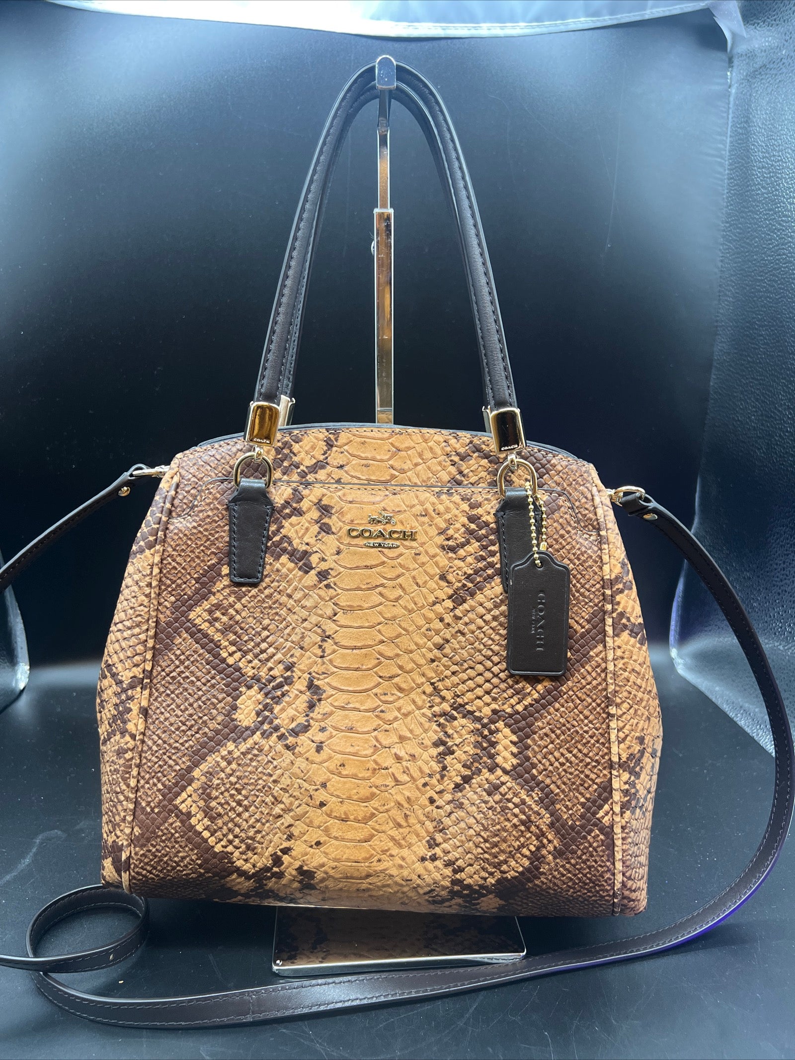 Authentic coach top satchel