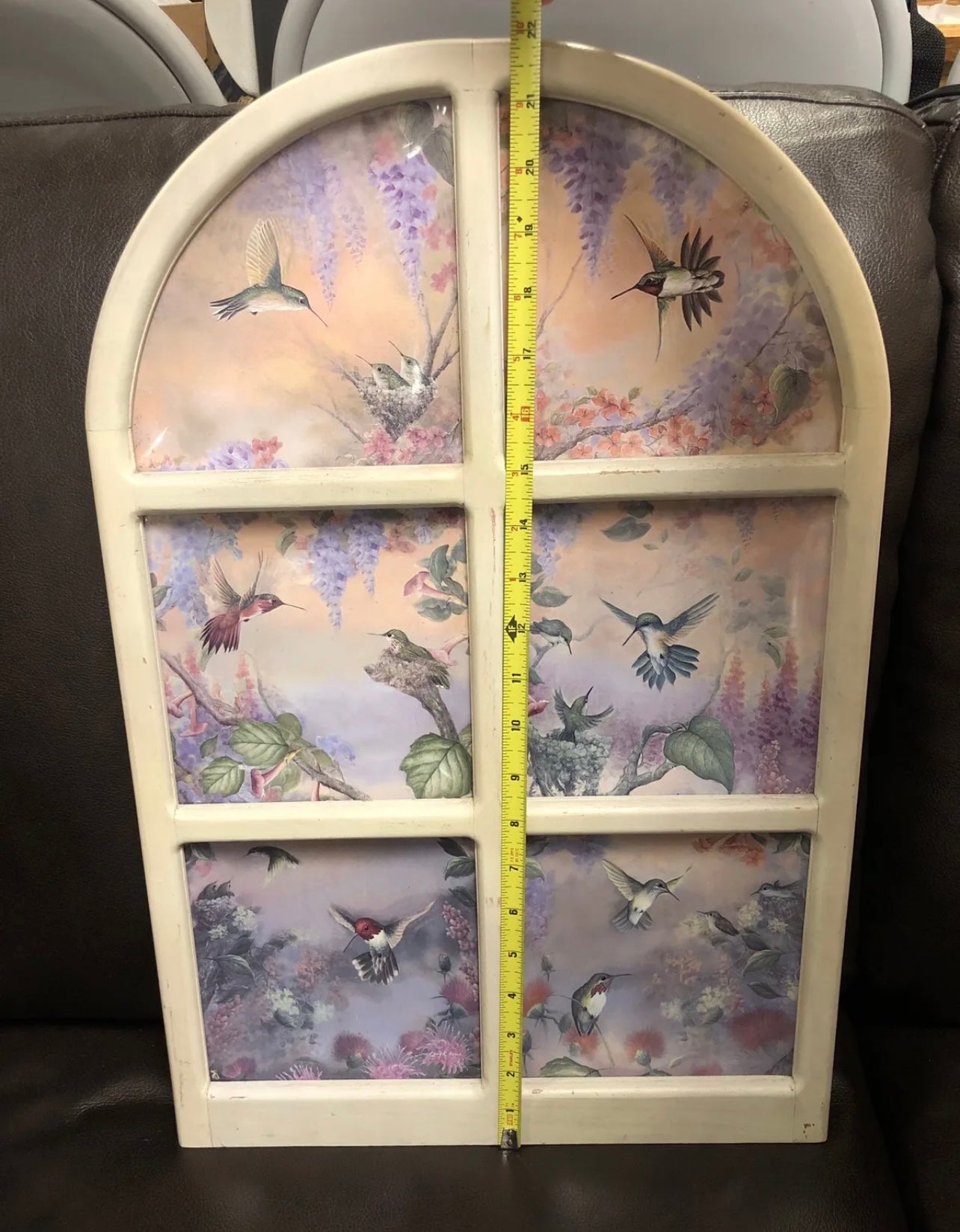 6 HUMMINGBIRD PLATES LARRY K. MARTIN “A GARDEN of LITTLE JEWELS” w Arch Display.