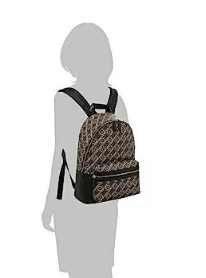 Marc Jacobs SIGNET CANVAS LARGE BACKPACK MULTI And Matching Wallet