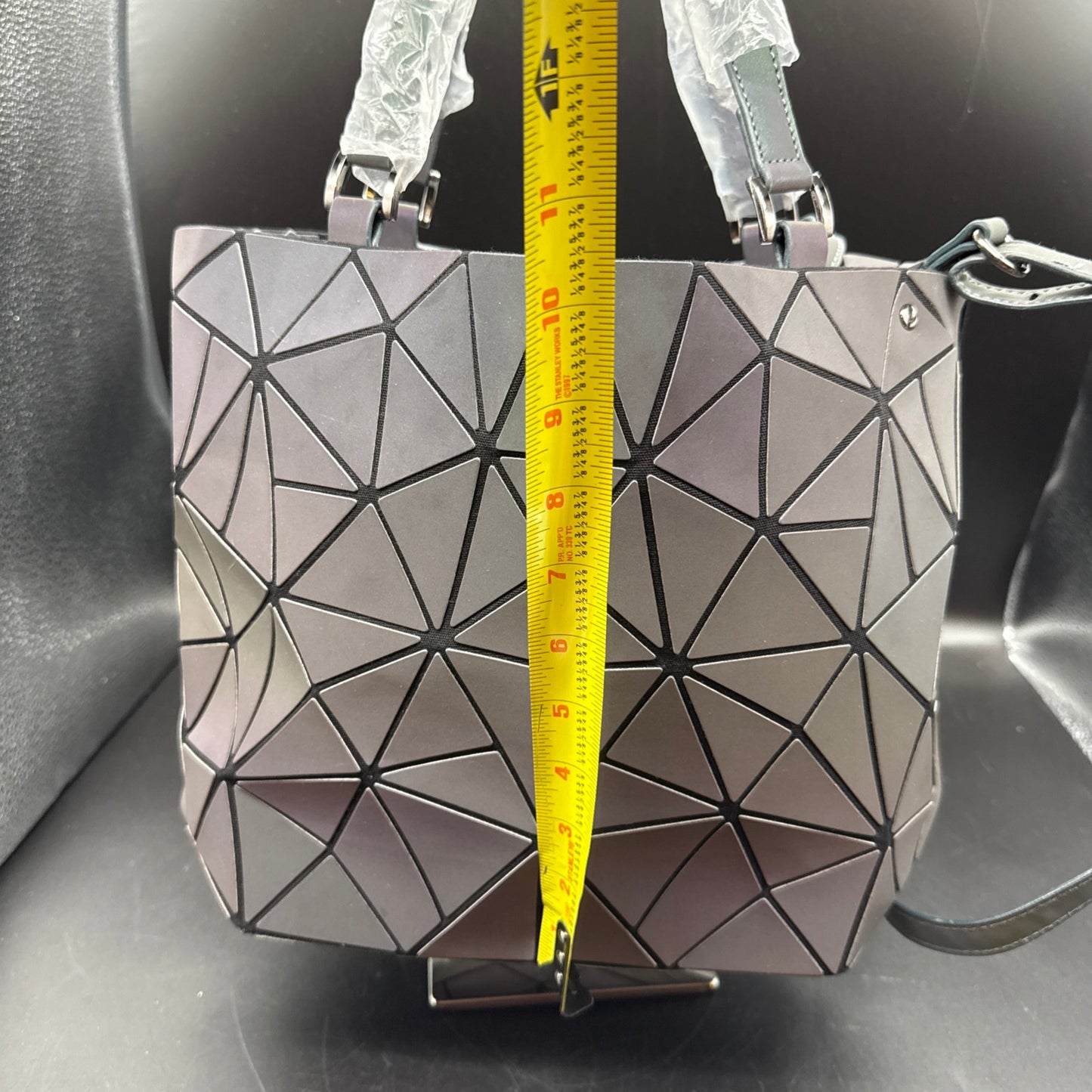 Geometric Luminous Purse Women Holographic Reflective Purses Cross