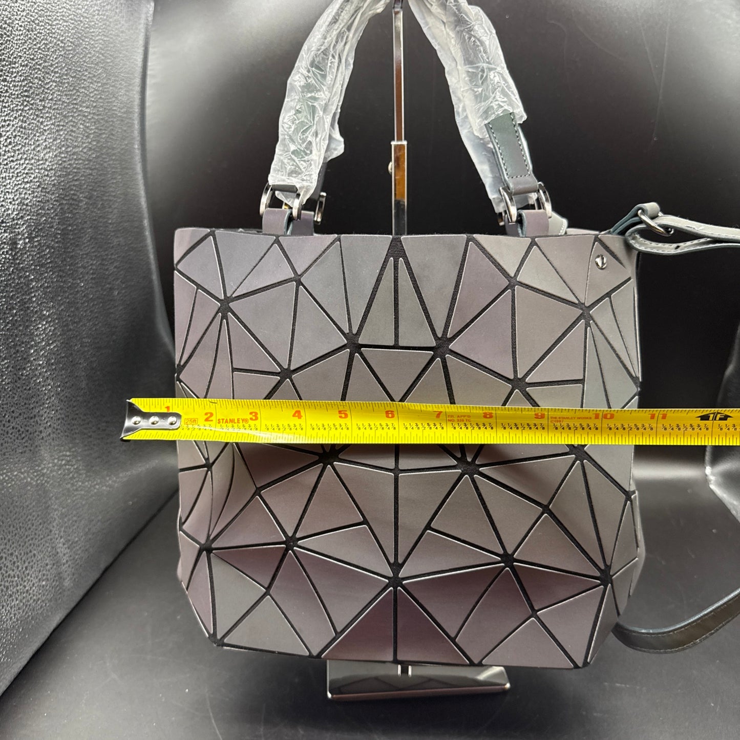 Geometric Luminous Purse Women Holographic Reflective Purses Cross