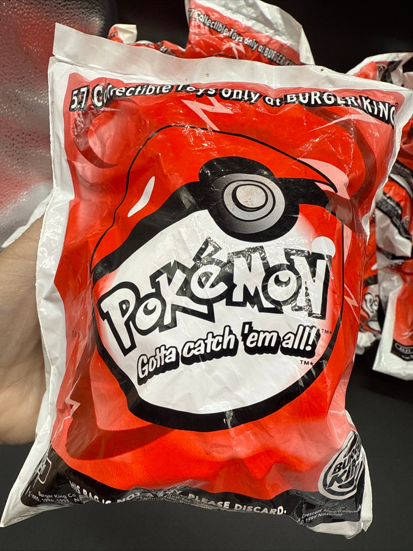 1999 Pokemon Burger King Pokeball  #57-13 Charmander Light-up (unopened)
