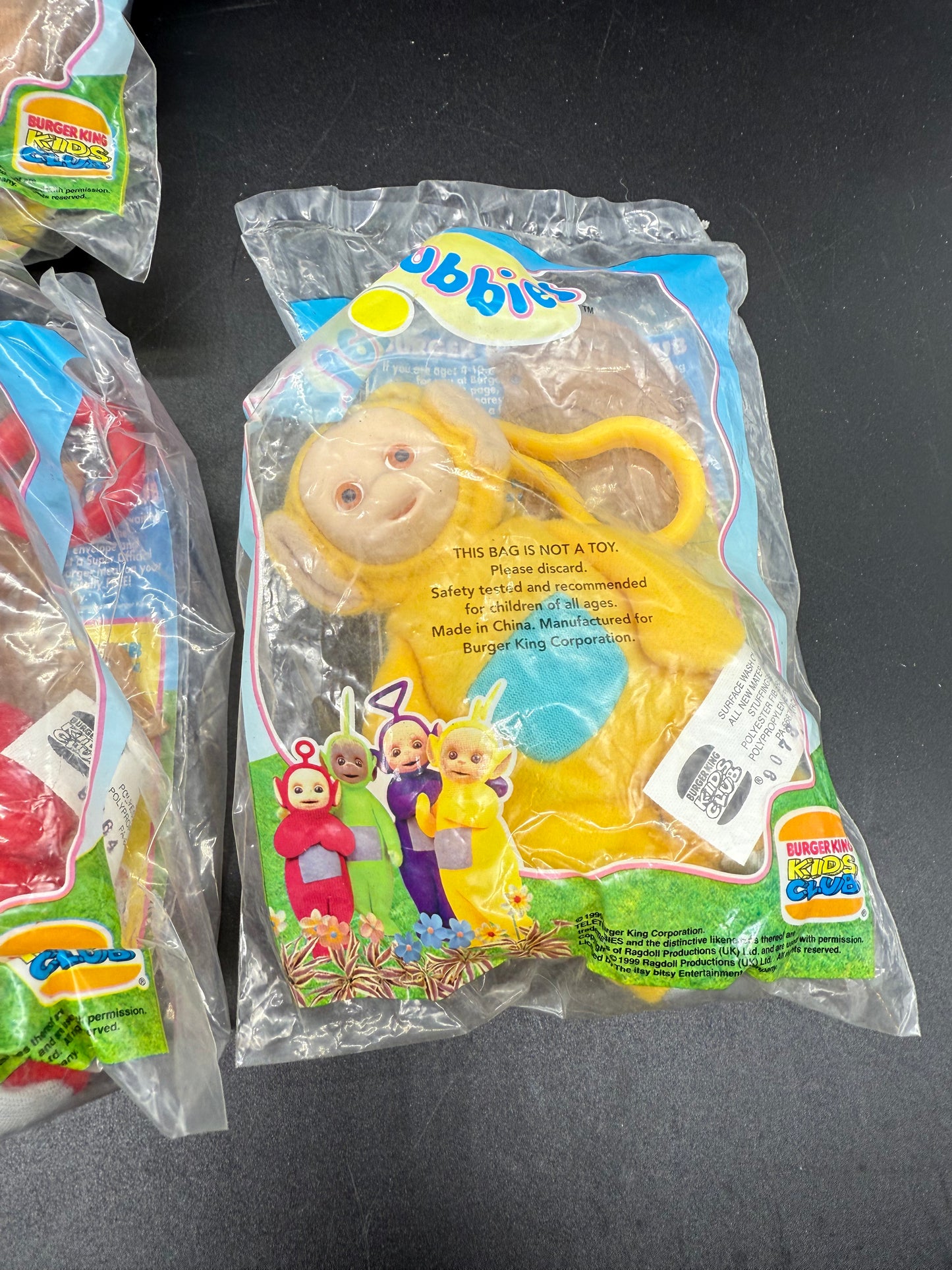 Burger King 1999 Teletubbies Vintage Toys Complete Set of 6 New Unopened