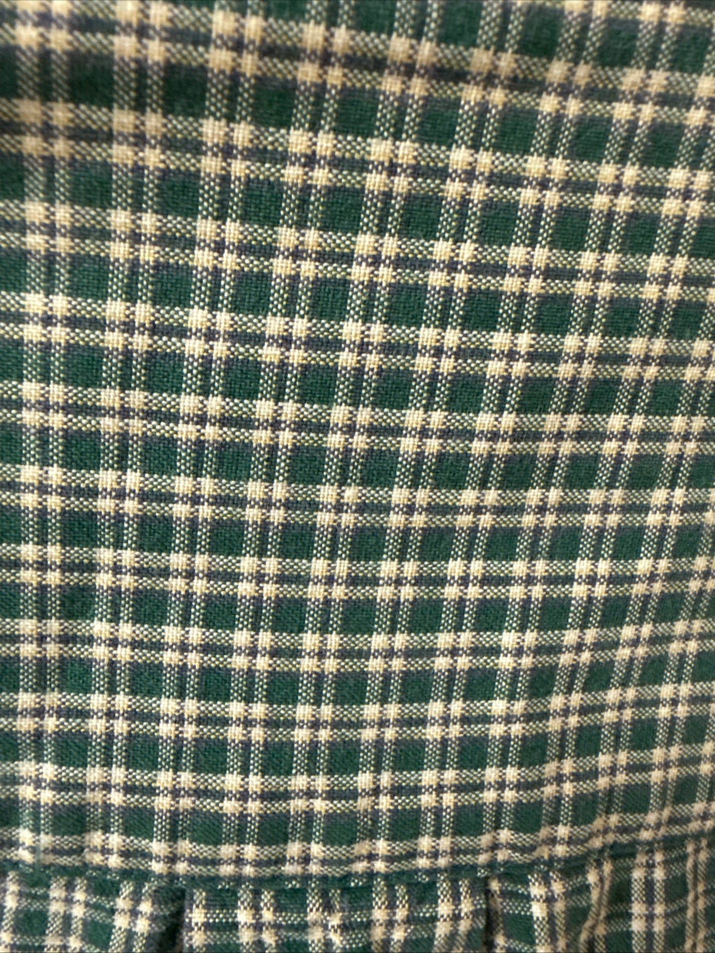 Vintage Abercrombie & Fitch Checkered Long Sleeve Button Down Shirt Sz XLarge