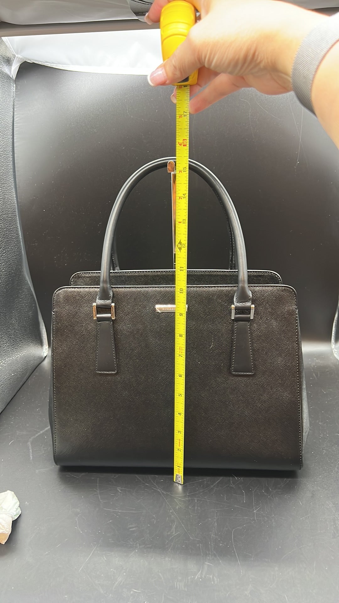 Burberry Handbag Leather calf Nova Check Black.